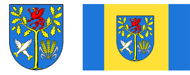 Herb i flaga Gminy Białogard